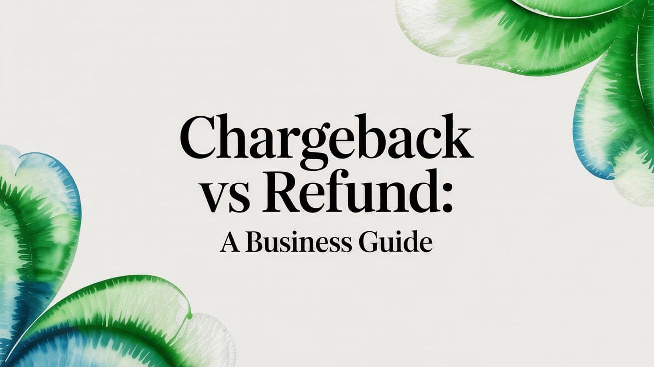 Chargeback vs Refund: A Business Guide