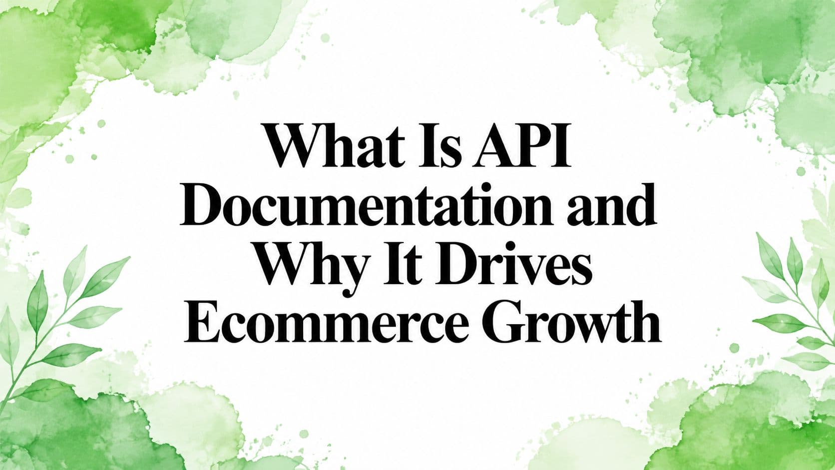 What Is API Documentation and Why It Drives Ecommerce Growth