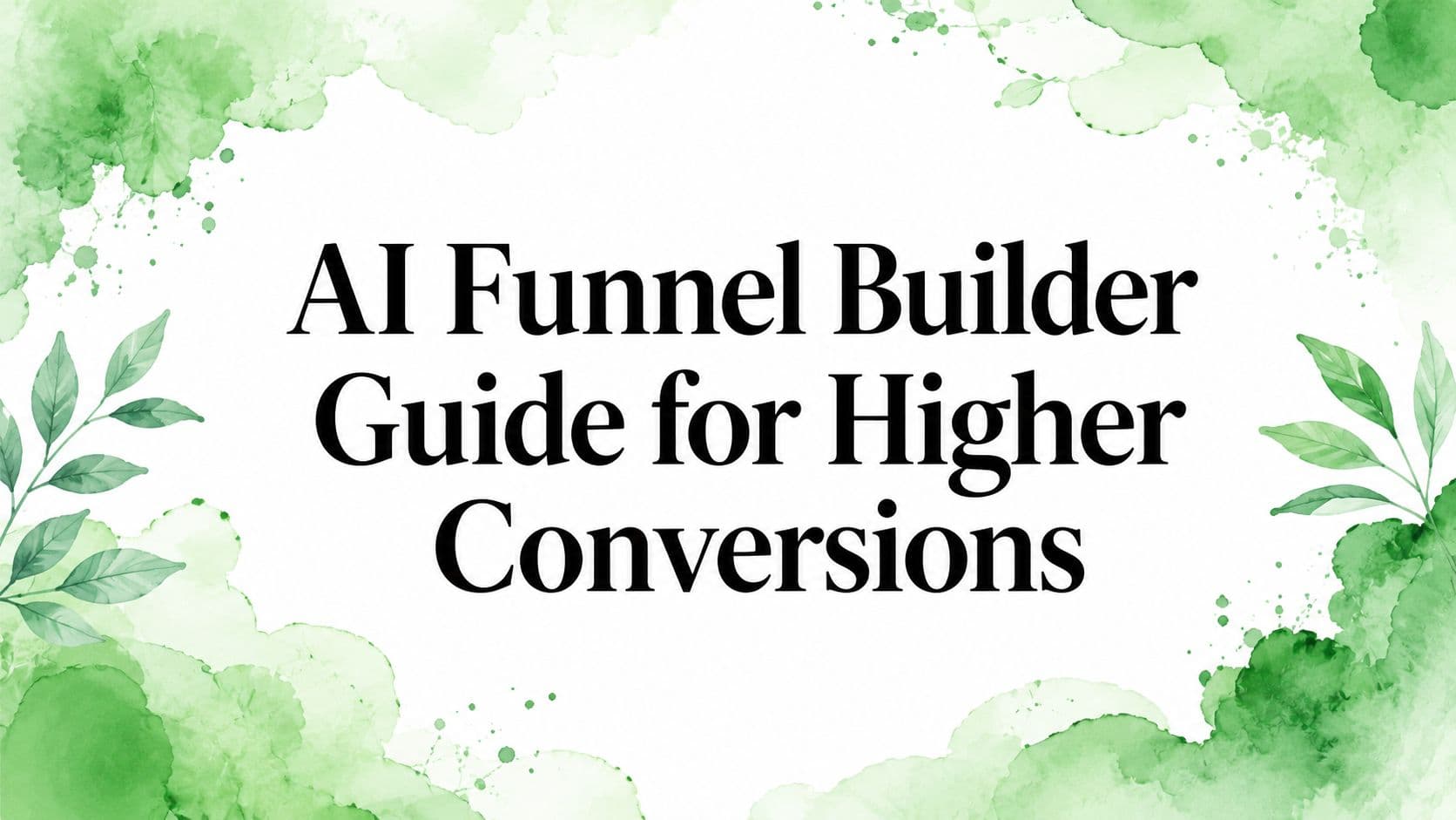 AI Funnel Builder Guide for Higher Conversions