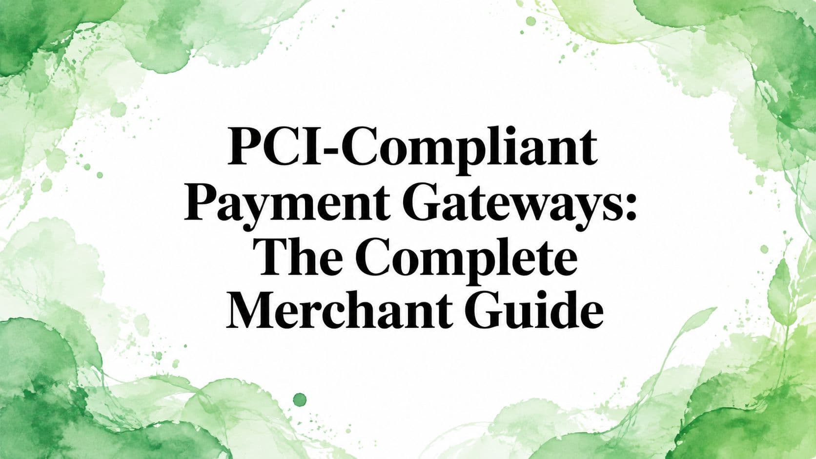 PCI-Compliant Payment Gateways: The Complete Merchant Guide