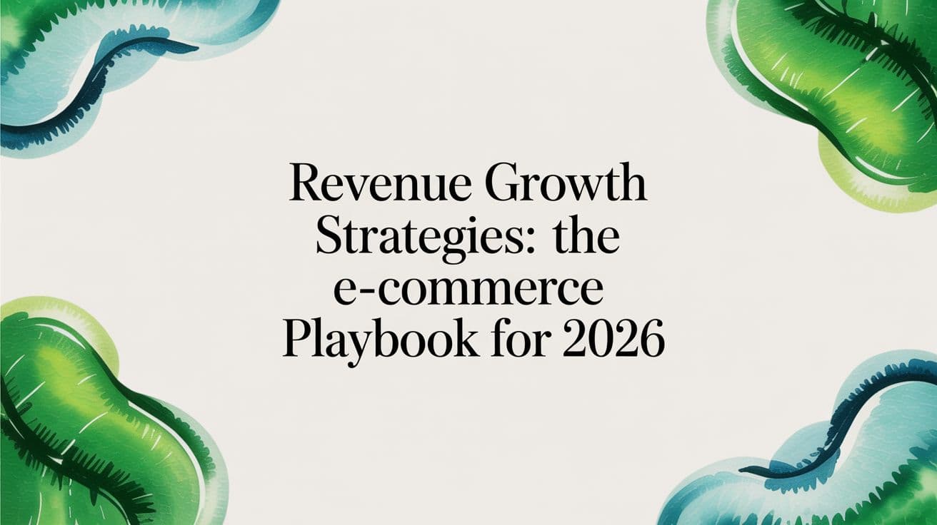 Revenue Growth Strategies: The E-commerce Playbook for 2026